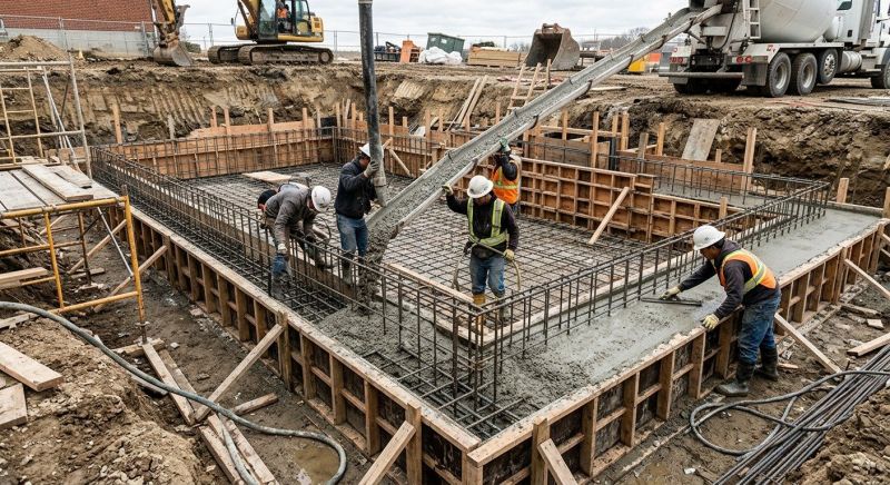 Basement Concrete Pouring in Boynton Beach, FL