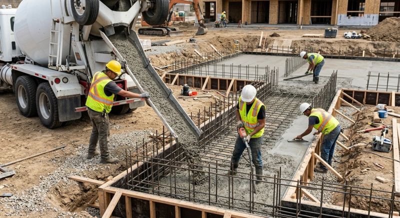 Concrete Foundation Pouring in Boynton Beach, FL