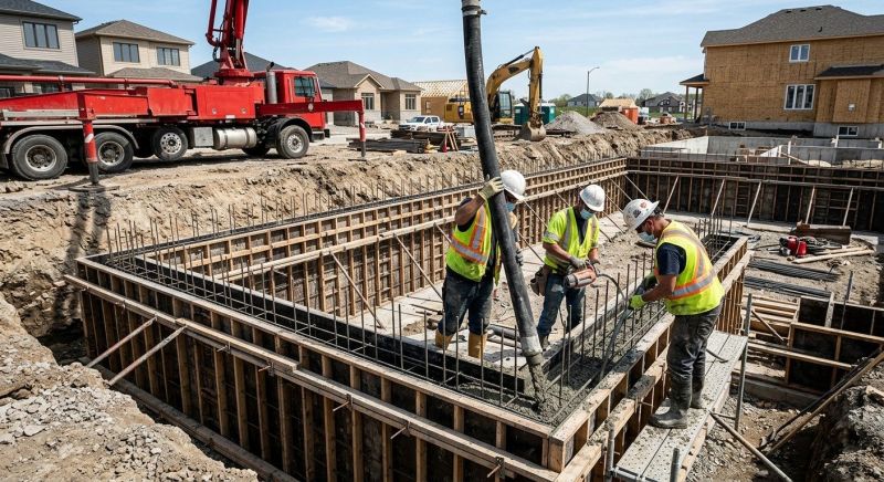 Foundation Wall Pouring in Delray Beach, FL